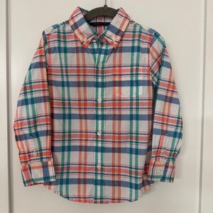 Janie and Jack Plaid collared shirt